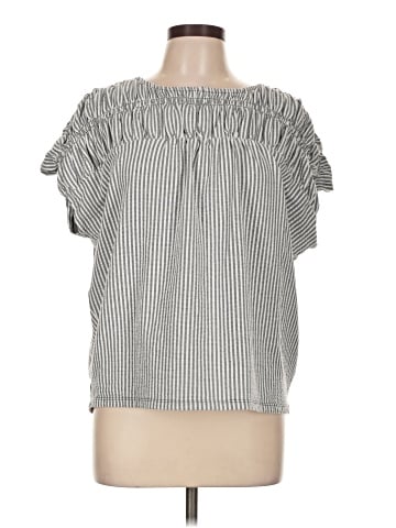 Ann Taylor Factory Short Sleeve Blouse (view 1)
