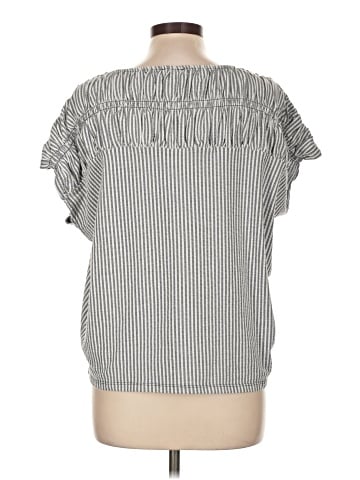 Ann Taylor Factory Short Sleeve Blouse (view 2)