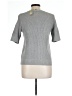 Ann Taylor Factory 100% Cotton Gray Pullover Sweater Size L - photo 2