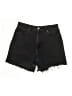 H&M Black Denim Shorts Size 10 - photo 1