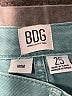 BDG 100% Cotton Teal Denim Shorts Size 25 waist - photo 3