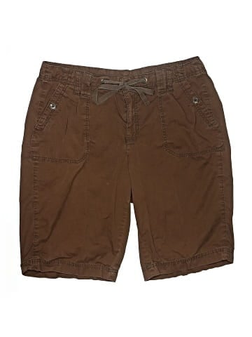 St. John's Bay Khaki Shorts (view 1)