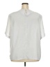 Essentials White Short Sleeve Blouse Size 24w - photo 2