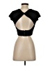 Alice + Olivia Black Short Sleeve Top Size S (estimated) - photo 2