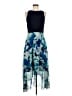 Eliza J Floral Blue Cocktail Dress Size 8 - photo 1