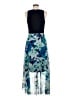 Eliza J Floral Blue Cocktail Dress Size 8 - photo 2