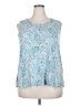 J.Jill Teal Sleeveless Blouse Size 2X - photo 1