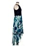 Eliza J Floral Blue Cocktail Dress Size 8 - photo 4