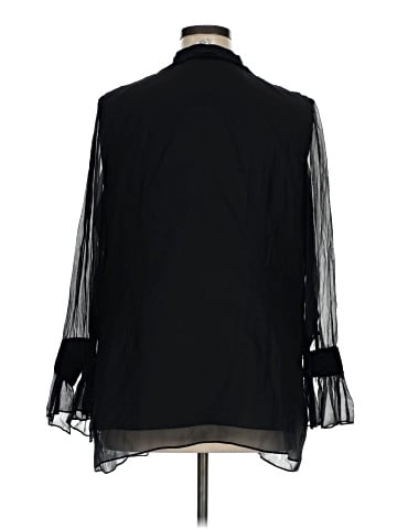 Avenue 3/4 Sleeve Silk Top (view 2)