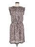 Ann Taylor LOFT 100% Polyester Brown Casual Dress Size M - photo 1