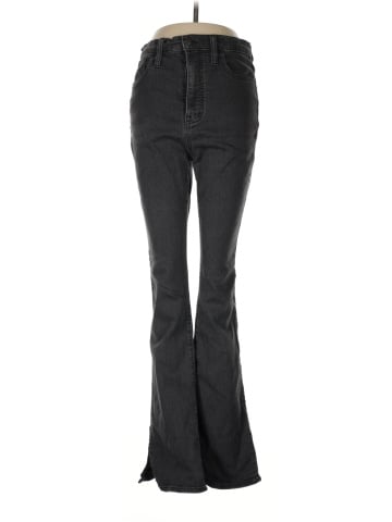 Madewell Skinny Flare Jeans in Bellhaven Wash: Slit-Hem Edition (view 1)