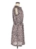 Ann Taylor LOFT 100% Polyester Brown Casual Dress Size M - photo 4