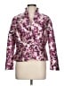 Escada Floral Purple Pink Blazer Size EU 42 / US 12 - photo 1