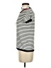 PREMISE Stripes Ivory Short Sleeve Turtleneck Size XS - photo 5