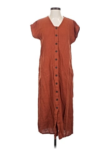 Madewell Lightspun Easy Midi Dress (view 1)