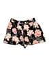 Roxy 100% Viscose Floral Black Shorts Size 10 - photo 2