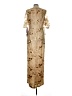 JS Collections 100% Polyester Gold Cocktail Dress Size 10 - photo 2