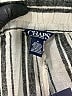 Chaps Stripes Silver Linen Pants Size M - photo 7