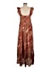 Auguste Tie-dye Brown Casual Dress Size M - photo 2