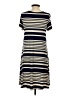 Renee C. Stripes Blue Casual Dress Size S - photo 2