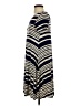Renee C. Stripes Blue Casual Dress Size S - photo 5