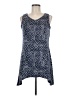 LOGO by Lori Goldstein Blue Tank Top Size M - photo 1
