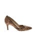 J.Crew Animal Print Tan Heels Size 6 1/2 - photo 1