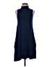 Alya Solid Blue Casual Dress Size XS - photo 1
