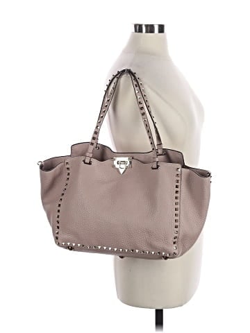 Valentino Vitello Small Rockstud Tote (view 2)