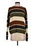 Shein 100% Acrylic Stripes Brown Pullover Sweater Size 4 - photo 1