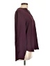 Bellatrix 100% Polyester Burgundy Long Sleeve Blouse Size L - photo 4