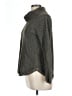 Eight Eight Eight Chevron-herringbone Gray Turtleneck Sweater Size L - photo 5