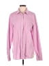 Gap 100% Cotton Stripes Pink Long Sleeve Button-Down Shirt Size L (tall) - photo 1