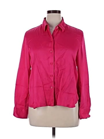 Zara 3/4 Sleeve Button-Down Shirt (view 1)