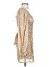 Lulus 100% Polyester Gold Cocktail Dress Size XXS - photo 4