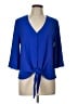 Unbranded Blue 3/4 Sleeve Blouse Size L - photo 1