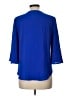 Unbranded Blue 3/4 Sleeve Blouse Size L - photo 2