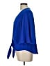 Unbranded Blue 3/4 Sleeve Blouse Size L - photo 5