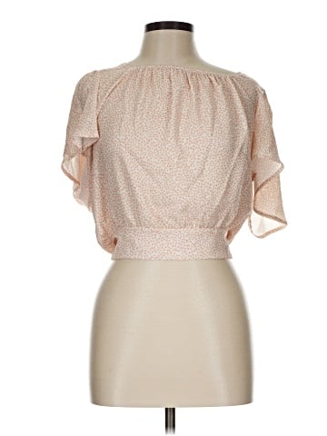 Peach Love Short Sleeve Blouse (view 1)