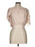 Peach Love 100% Polyester Pink Short Sleeve Blouse Size L - photo 1
