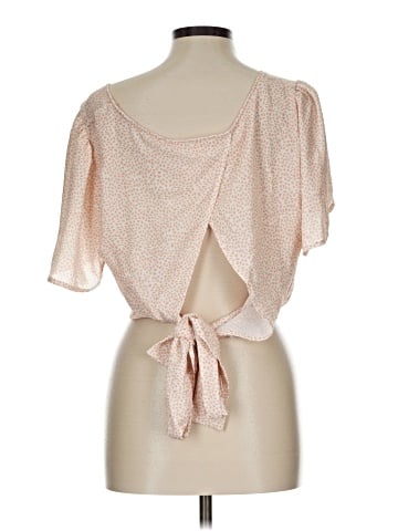 Peach Love Short Sleeve Blouse (view 2)