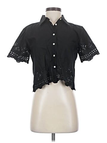 Ann Taylor Short Sleeve Blouse (view 1)