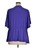 IMAN Purple Short Sleeve Blouse Size 1X - photo 2