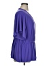 IMAN Purple Short Sleeve Blouse Size 1X - photo 4