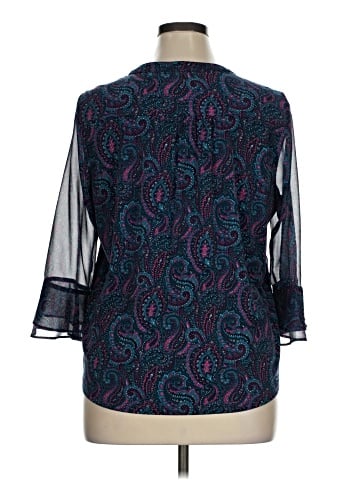 Charter Club 3/4 Sleeve Blouse (view 2)