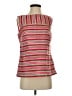 Talbots Red Sleeveless Blouse Size 4 - photo 1