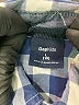 Gap Kids 100% Cotton Checkered-gingham Blue Long Sleeve Button-Down Shirt Size 10 - photo 3