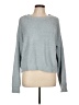Double Zero Solid Gray Pullover Sweater Size L - photo 1