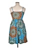 YATHON Paisley Blue Casual Dress Size XL - photo 2
