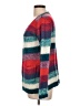 Ultra Flirt 100% Acrylic Stripes Teal Pullover Sweater Size L - photo 5